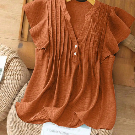 Plus Size Women's Casual Everyday Design Shirts for Going Out and Vacationing