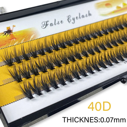 1box big capacity 60 bundles 20D eyelash extensions 0.07mm  C curl mink eyelashes Individual lashes natural style Free Shipping