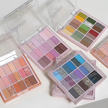 18Color Eyeshadow Palette Gliter for Eyes Shadow Palette Long Lasting Korean Eye MakeUp Eyeshadow Palette Cosmetics Eye Shadow