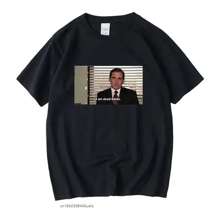 Dwight Schrute T Shirt women The Office Tv Show Tops tee Novelty Short Sleeve Crew Neck TShirt for men summer funny T-Shirts