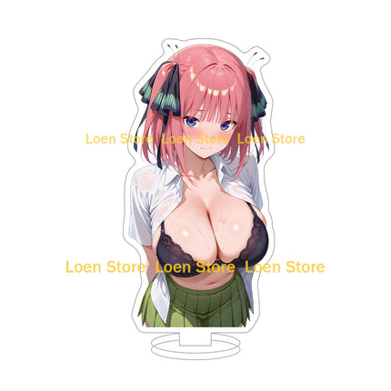 Hot game Anime sexy lingerie bikini girl student big ass big breasts bunny girl Anime Figure Acrylic stand desk ornament gift