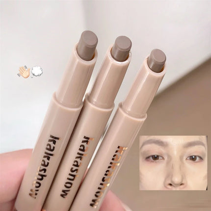 Highlighting & Bronzer Stick: Long Lasting Corrector with Brush, Brightening Concealer Pen, Nose Shadow, and Contouring Cosmetic