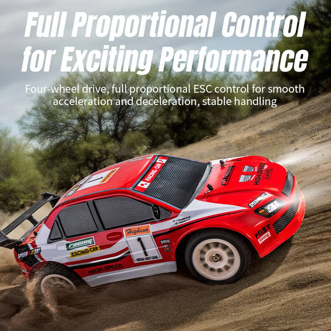 2.4G SY-1201 1:12 Rc Full Scale High-speed Drift Rally Car EVO RC CAR 4WD With Gyroscope Children Toy Birthday Gift