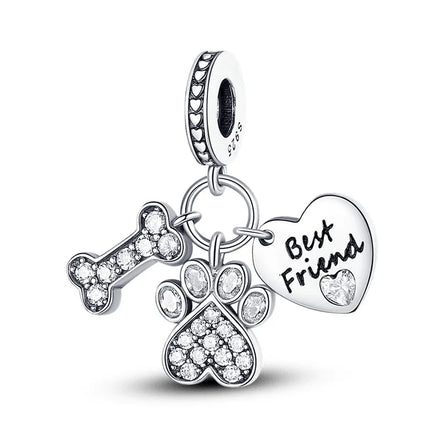 2025 New Charm 925 Sterling Silver Glow Firefly Travel Airplane Cat Paw Dragon Bead Fit Bracelet Bangle Necklace DIY Jewelry