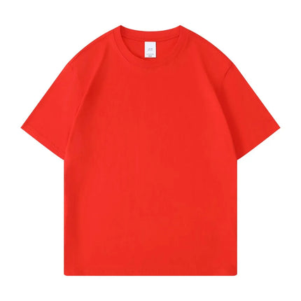 Custom T-Shirt Personalized Logo Photo Text Image Brand Print 100% Cotton Solid 5XL Team Workwear Men Women DIY Your Design Tees