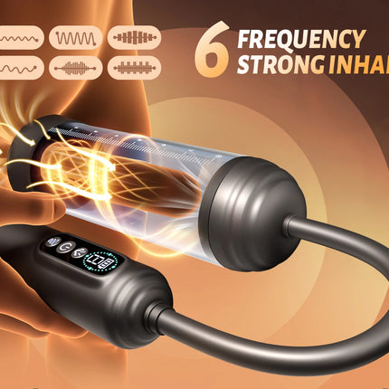 Automatic Electric Penis Pump Male Vacuum Suction Massager Delay Enlargement Glans Blowjob Masturbation Adult Sex Toys for Men