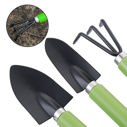3Pcs/Set Mini Gardening Shovel Gadgets For Plant Flower Pot Cactus Vegetables Planting Digging Weeding Small Plants Garden Tool