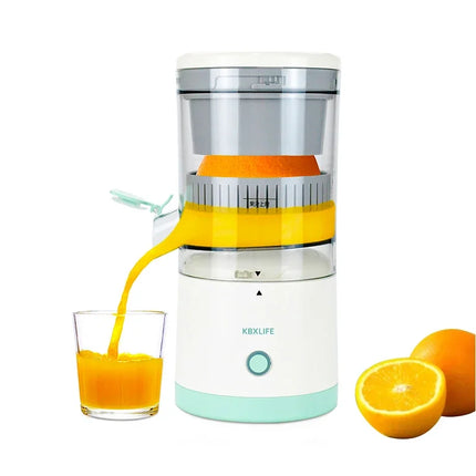 Wireless USB Rechargeable Electric Juicer - Automatic Citrus Lemon Orange Squeezer Fresh Blender Mixer for Home Kitchen Travel