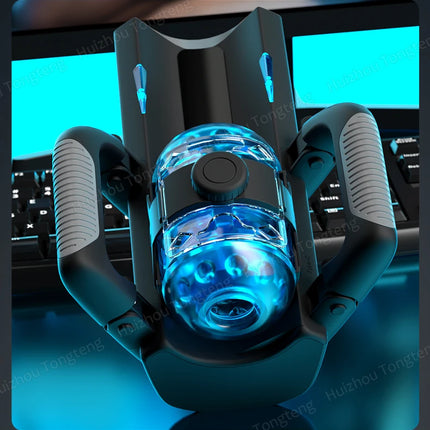 Automatic Thrusting Male Masturbator Cup Stimulators Game Jet Cups Retractable Vibrating Robotic Handle Control Sex Toys For Men