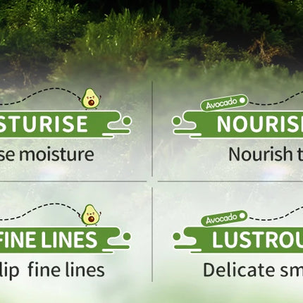 SADOER Avocado Moisturizing Lip Balm Hydrating Lipstick Nourishing Anti Cracking Plump Lips Lip Plumper Skin Care Cosmetics