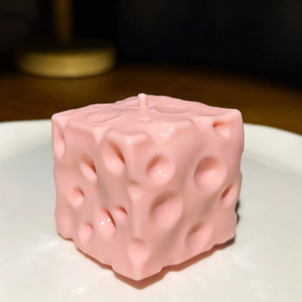 -Jumbo Cheese Cube Stress Ball Big Cheese Shapeable Squeeze Ball Non-Bounce Fidget Toy ASMR Sensory Anti-Stress Festival Gift