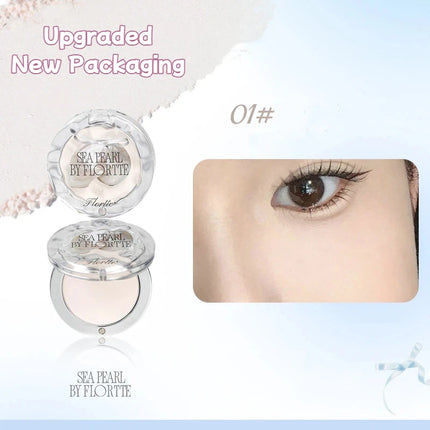 FLORTTE BUNNY Monochrome Highligh Powder Naturally Brightening Facial Blush Cream High Gloss Face Blusher Makeup Cosmetics