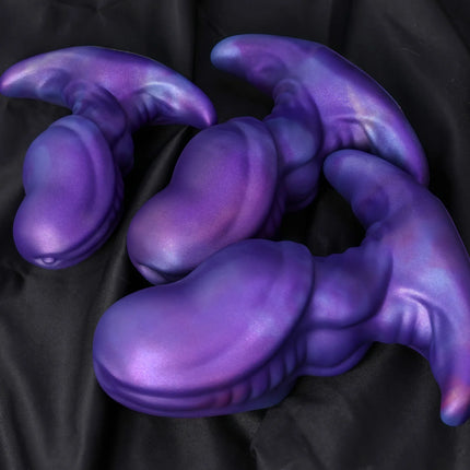 Large Glans Anal Plug Soft Silicone Butt Plug Strap-on Penetration Anal T-shaped base Wearable Design Anal vaginal masturbator