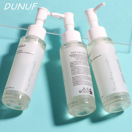 100ML Cleansing Oil with Plant Extracts Deep Pore Cleansing Moisturizes Reduces Blackheads Makeup Remover for Face Skin Care