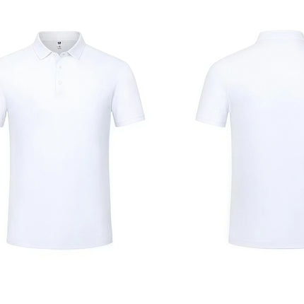 2025 New High End Polo Top for Men Short Sleeve Seamless Glue Pressing Sports Polo Shirt Work Uniform