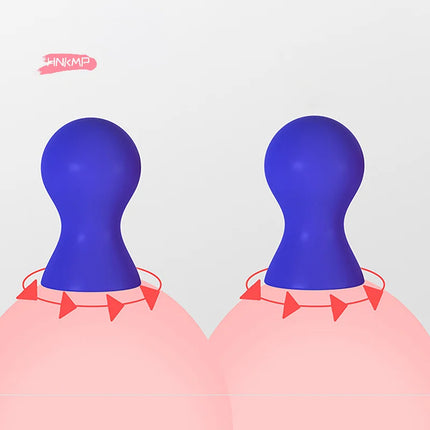 2Pcs Nipple Sucker Set G Spot Nipple Pump with Suction Cup Breast Massager Clitoris Stimulator Soft Sex Toys for Women