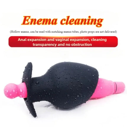 Chalice Shape Hollow Anal Plug,Silicone Tunnel But Butt Plugs,Stretch Anus Ass Buttplug,Prostate Analplug Butplug,Sex Toys