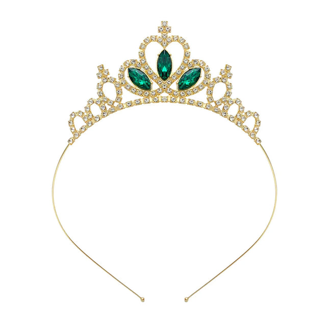 Kids Rhinestone Tiara Princess Headband for Girls Birthday Accessories Bridal Crystal Crown Tiara Wedding Hair Jewelry