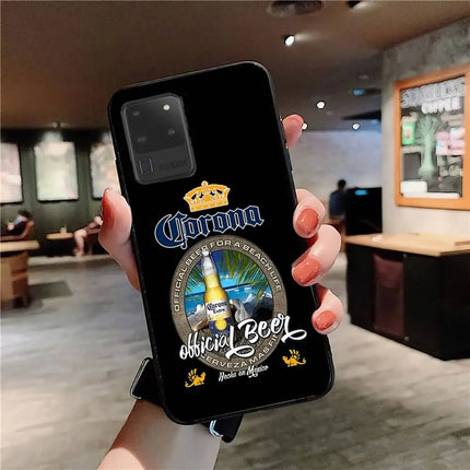 Corona Extra Beer Phone Case For Samsung S 24 Fe 25 Ultra Plus 20 Lite 21 30 22 23 24 22 Ultra 5G Fundas
