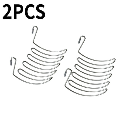 2PCS Stainless Steel Drain Mesh Basket Kitchen Sink Hanging Rack Household Multifunctional Expansion Drainage Storage Basket
