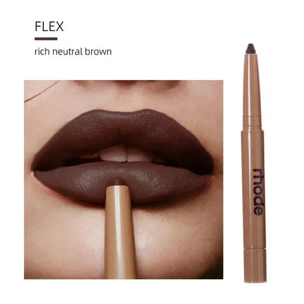 Fashion Lips Makeup Pocket Blusher Lip Gloss Oil Lip Balm Rouge With Lipstick Lip Shape Pen Liner Barrier Butter For Girl Gift