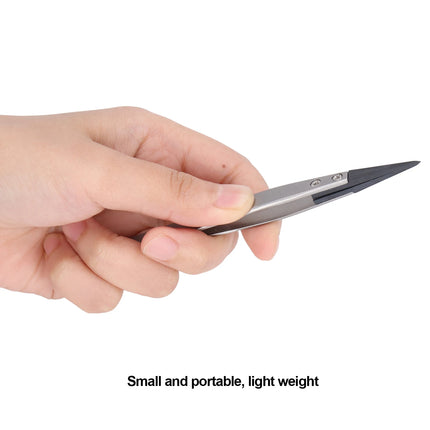 Plastic Tweezers High Accuracy  Carbon  Plastic Tweezers Anti Static for Photovoltaic for Microelectronics for Aerospace