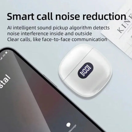 Digital display wireless Bluetooth headset TWS Game music Sync without delay noise reduction Ultra-long life HIFI sound quality