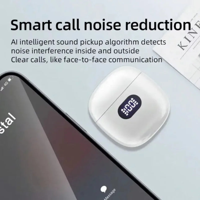 Digital display wireless Bluetooth headset TWS Game music Sync no delay noise reduction Ultra-long life HIFI sound quality