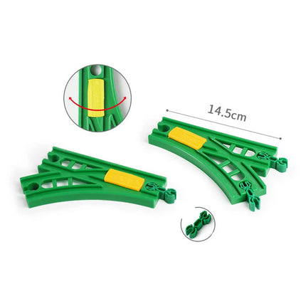 Wooden Track Accessories Beech Wood Railway Train Track Bridge Connector Toys Fit Thomas Wooden Train For Children Birthday Gift
