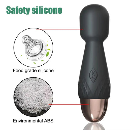 Love God Stick Second Generation Female AV Vibrator Masturbator Charging Variable Frequency Double Headed Vibrator Sex Products