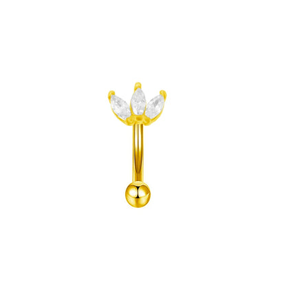 Rook piercing Butterfly Ear Cartilage Eyebrow Tragus Helix Piercing Stud Curved barbell Wholesale Body  Jewelry