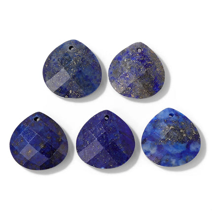 Blue Lapis Lazuli Pendant Gems Cross Hand Oval Shape Natural Stone Lapis Lazuli Charms for Jewelry Making Necklace DIY Bracelet