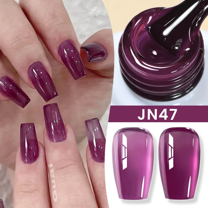 BORN PRETTY 10ml Flow Light White Cat Magnetic Gel Nail Polish Ultra Shine Soak Off UV Gel Mirror Glass Bead Gel Nail Art