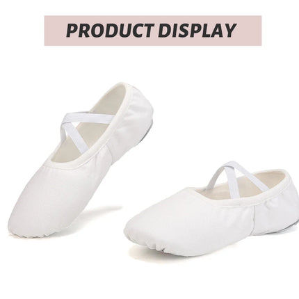Women Ballet Shoes Girls Dance Slippers Split Sole Gymnastics Yoga Dancing Shoes Canvas Children Adult Ballerina Shoes