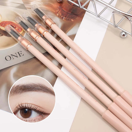 Natural Matte Eyebrow Pen Professional Wild Eye Brow Makeup Tools Waterproof Lasting Eyebrow Enhancers Double-Ended Cosmetics