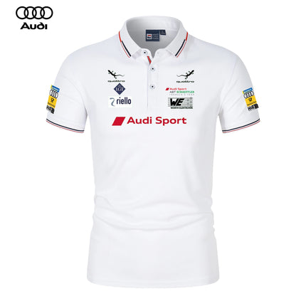 Audi Motorsport Racing Team Polo Shirts, T-Shirts, Collarless Casual T-Shirts, Men's and Women's Daily Casual Polo Shirts