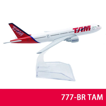 15CM 6inch Diecast Alloy Airlines 777 Turkish Etihad American Airways For Collection Friend Children Gift
