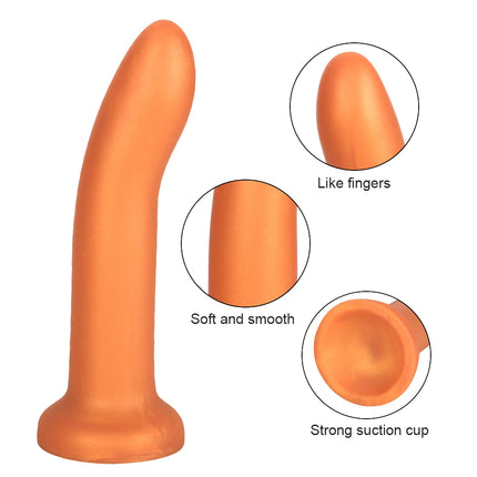 Finger Butt Anal Plug Vaginal/Anus Massage Masturbator Soft Smooth Finger Masturbation G-point Climax Fisting Dildo Adult Supply