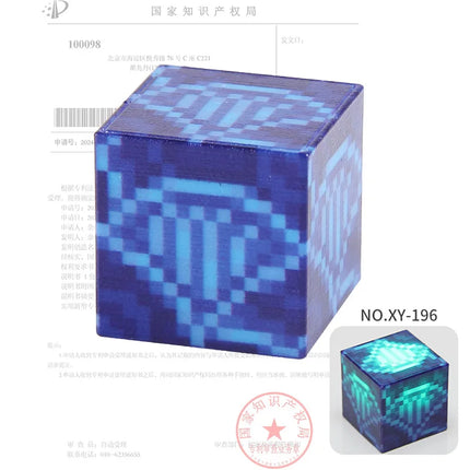 Light-Up Magnetic Blocks 2cm - Set of 10 Pieces