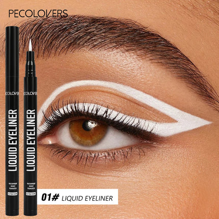 1PC Matte Waterproof Liquid Eyeliner - Green/Blue/Red/Purple, Quick Drying, Gentle Texture, Long-lasting, Fine Tip, Waterproof