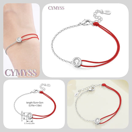 Original 925 Sterling Silver Butterfly Bracelet Zirconia Tennis Ball Women Fashion Simple Engagement Wedding Charm Jewelry Gift