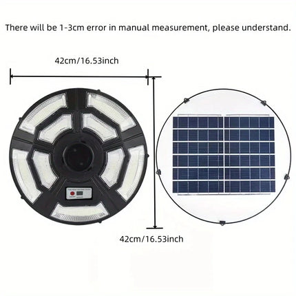 Solar Powered Outdoor Yard Light UFO Solar Charging Courtyard light Automatic On/Off from Dawn to Dusk source With Motion Sensor