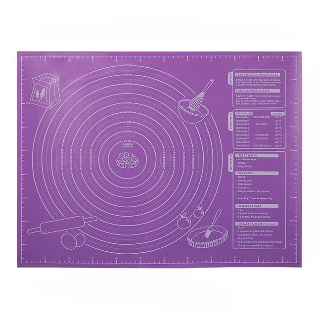 Extra Thick Large Silicone Baking Mat Non-Stick Pastry Mat Waterproof Dough Kneading Pad Rolling Mat Kitchen Baking Accessories