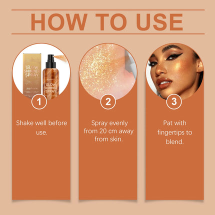 Body Liquid Highlighter Waterproof High Gloss Facial Contour Long Lasting Sequin Illuminating Moisturizing Brightening Makeup