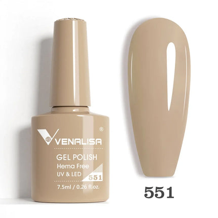 7.5ml Venalisa TPO FREE HEMA FREE Gorgeous Color Nail Gel Polish Long Wear Soak Off UV LED Gel Varnish Nail Manicure Gel Varnish