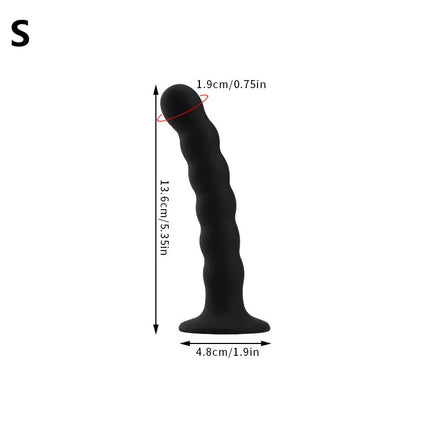 Anal Plug Prostate Massager Sex Products Vaginal Stimulator With Strong Sucker Silicone Bead Dildo Sex Toys for Man and Woman
