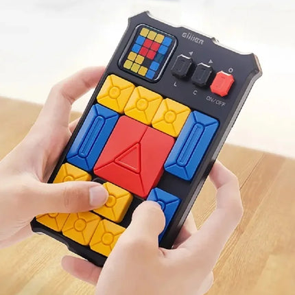 jigsaw Huarong Road Sliding Puzzle Magic Smart Sensor Game Educational Training Brain Teaser Challenge Board Fidget Toy Kid Gift