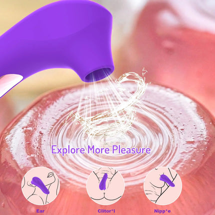 Clit Sucker Vagina Sucking Vibrator Clitoris Stimulator Blowjob Oral Nipple Licking Sex Toy for Women Masturbator Erotic Product