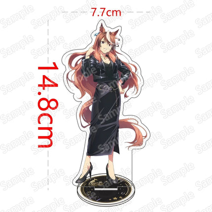 Horse Racing Anime Uma Musume Pretty Derby Acrylic Stand Keyring Tokai Teio Oguri Cap Special Week Clear Figure Collectible Gift