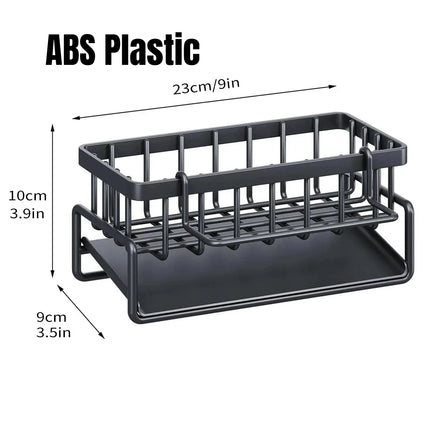 Kitchen Sink Drain Rack Organizer Sponge Storage Faucet Holder Soap Drainer Dishcloth Towel Rack Kitchen Sink Organizer